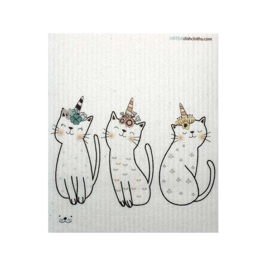 Cat cloth Swedish Dishcloths | ECO Friendly Absorbent Cleaning Cloth