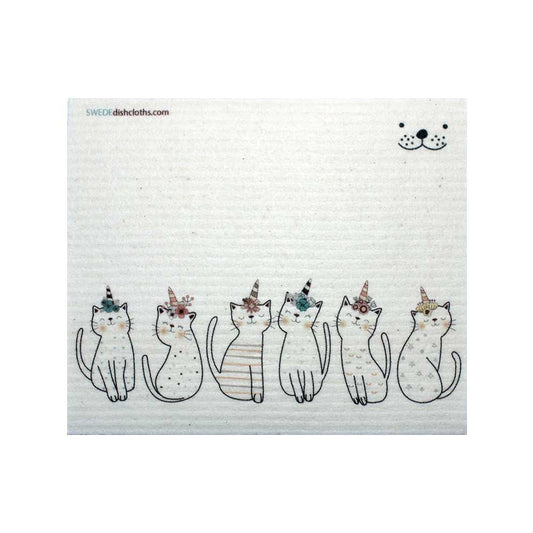 Cat cloth Swedish Dishcloths | ECO Friendly Absorbent Cleaning Cloth