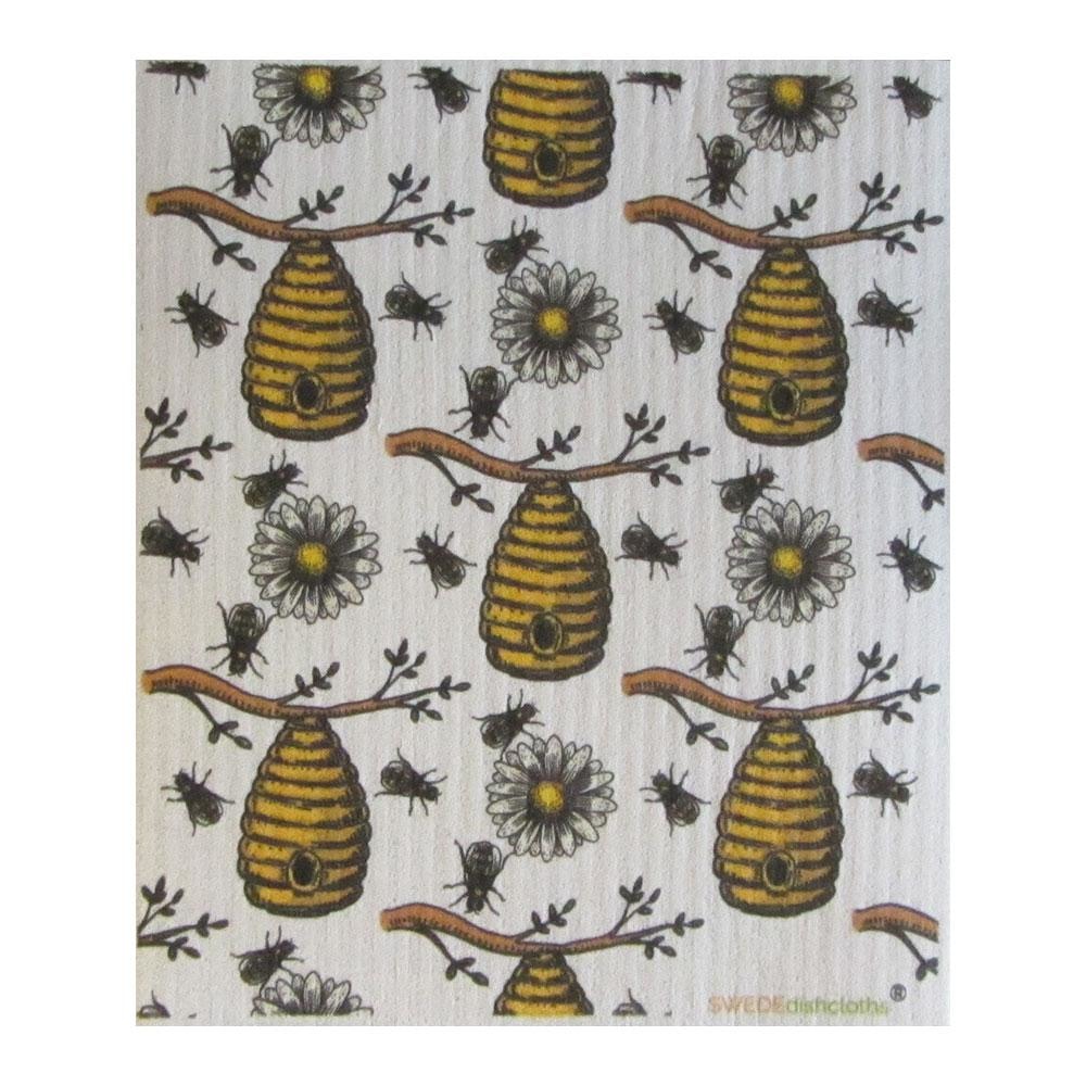 Bees/Honey One cloth Swedish Dishcloths | ECO Friendly Absorbent Cleaning Cloth